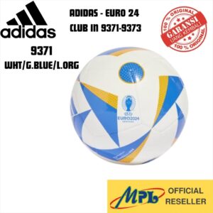 BOLA KAKI ADIDAS EURO24 CLB IN-9371 WHT/GLORY BLUE/LUCKY ORG