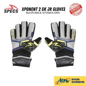 SARUNG TANGAN KEEPER SPECS XPONENT 2 GK JR GLOVES BLK/PUMICE STONE/S.GRN 4010041
