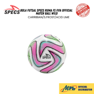 BOLA FUTSAL SPECS RUMA FS FIFA OFFICIAL MATCH BALL WILD CARRIBIAN/S.FROST/ACID LIME 4020009-04