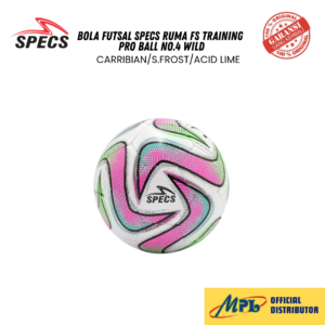 BOLA FUTSAL SPECS RUMA FS TRAINING PRO BALL NO.4 WILD CARRIBIAN/S.FROST/ACID LIME 4020010-04