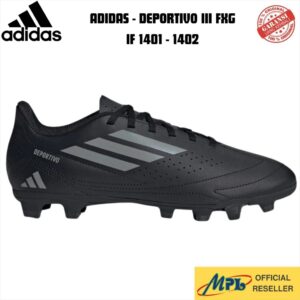 SEPATU BOLA ADIDAS DEPORTIVO III FXG IF 1401 C.BLK/GREY/C.BLK