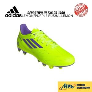 SEPATU BOLA ADIDAS DEPORTIVO III FXG JR 1490 L.LEMON/PURPLE RUSH/L.LEMON