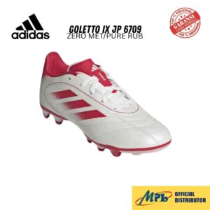SEPATU BOLA ADIDAS GOLETTO IX JP 6709 ZERO MET/PURE RUB