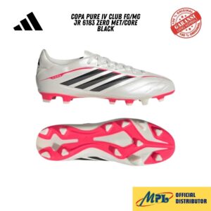 SEPATU BOLA ADIDAS COPA PURE IV CLUB FG/MG JR 6183 ZERO MET/CORE BLACK