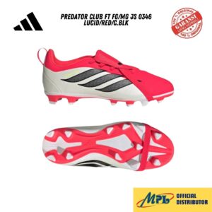 SEPATU BOLA ADIDAS PREDATOR CLUB FT FG/MG JS 0346 LUCID/RED/C.BLK