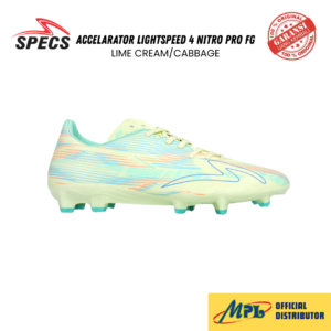 SEPATU BOLA SPECS ACCELARATOR LIGHTSPEED 4 NITRO PRO FG LIME CREAM/CABBAGE 1010315