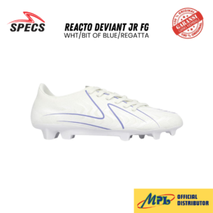 SEPATU BOLA SPECS REACTO DEVIANT JR FG WHT/BIT OF BLUE/REGATTA 1010348