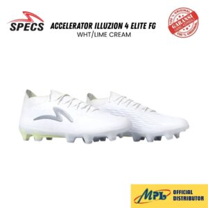 SEPATU BOLA SPECS ACCELERATOR ILLUZION 4 ELITE FG WHT/LIME CREAM 1010334