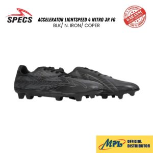 SEPATU BOLA SPECS ACCELERATOR LIGHTSPEED 4 NITRO JR FG BLK/ N. IRON/ COPER 1010273