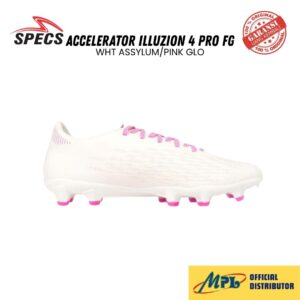 SEPATU BOLA SPECS ACCELERATOR ILLUZION 4 PRO FG WHT ASSYLUM/PINK GLO 1010267
