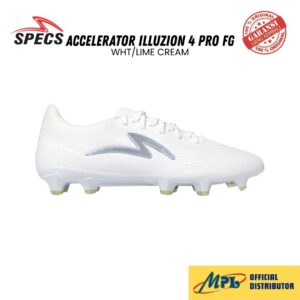 SEPATU BOLA SPECS ACCELERATOR ILLUZION 4 PRO FG WHT/LIME CREAM 1010336