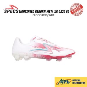 SEPATU BOLA SPECS LIGHTSPEED REBORN META XR GA25 FG BLOOD RED/WHT 1010469