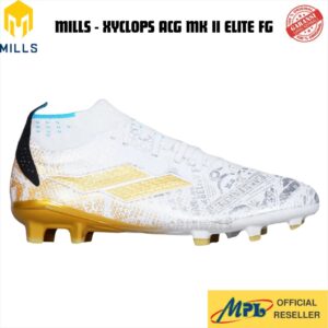 SEPATU BOLA MILLS XYCLOPS ACG MK II ELITE FG+COVER WHT/GOLD/SLV 9303505
