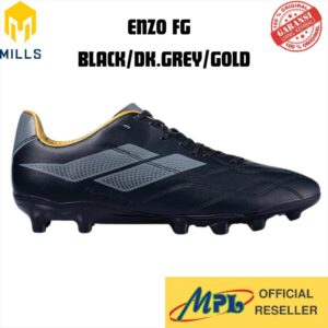 SEPATU BOLA MILLS ENZO FG BLK/DK.GREY/GOLD 9305301