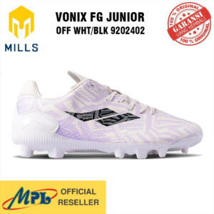 SEPATU BOLA MILLS VONIX FG JR OFF WHT/BLK 9202402