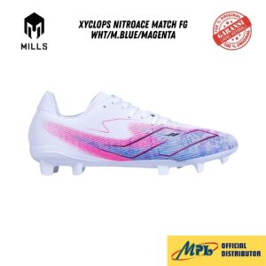 SEPATU BOLA MILLS XYCLOPS NITROACE MATCH FG WHT/M.BLUE/MAGENTA 9307302