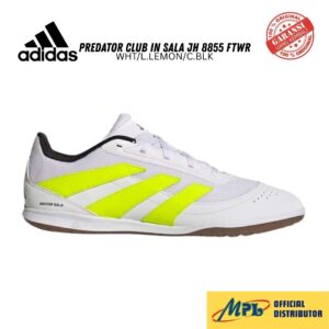 SEPATU FUTSAL ADIDAS PREDATOR CLUB IN SALA JH 8855 FTWR WHT/L.LEMON/C.BLK