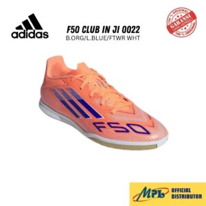 SEPATU FUTSAL ADIDAS F50 CLUB IN JI 0022 B.ORG/L.BLUE/FTWR WHT