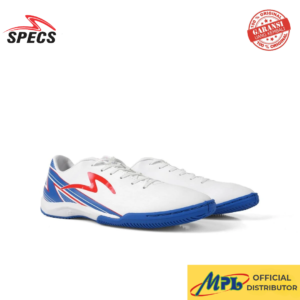 SEPATU FUTSAL SPECS LIGHTSPEED 20 IN WHITE/PALACE BLUE/CHERRY TOMATO 1020384