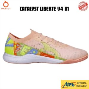 SEPATU FUTSAL ORTUSEIGHT CATALYST LIBERTE V4 IN SALMON/LIME 11020685