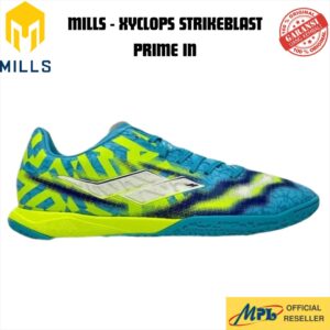 SEPATU FUTSAL MILLS XYCLOPS STRIKEBLAST PRIME IN TSC BLUE/L.GRN/WHT 9406203