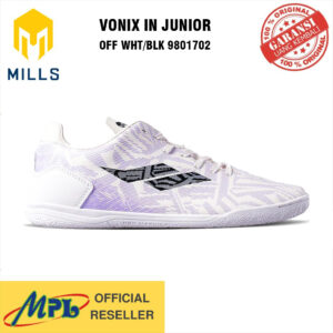 SEPATU FUTSAL MILLS VONIX IN JR OFF WHT/BLK 9801702
