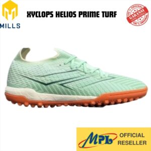 SEPATU FUTSAL MILLS XYCLOPS HELIOS PRIME TURF SOFT GREEN/ORG 9001403