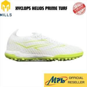 SEPATU FUTSAL MILLS XYCLOPS HELIOS PRIME TURF WHT/NEON GREEN 9001404