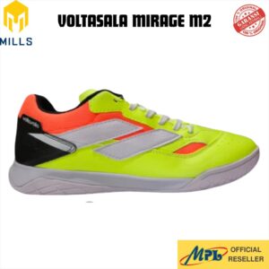 SEPATU FUTSAL MILLS VOLTASALA MIRAGE M2 N.LIME/PEACH/WHT 9502202