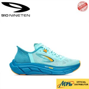 SEPATU RUNNING 910 HIROSHI GTX HIJAU/TRQ/HJ TEAL/JINGGA