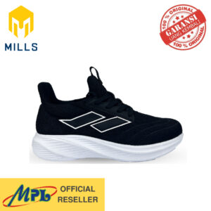 SEPATU RUNNING MILLS RAPTOR CL BLK/WHT 9701101