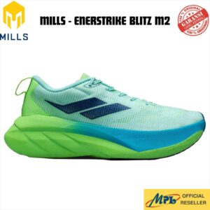 SEPATU RUNNING MILLS ENERSTRIKE BLITZ M2 P.GRN/L.GRN/C.BLUE 9107102