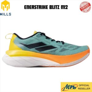 SEPATU RUNNING MILLS ENERSTRIKE BLITZ M2 PASTEL JADE/ORG/N.YLW 9104106