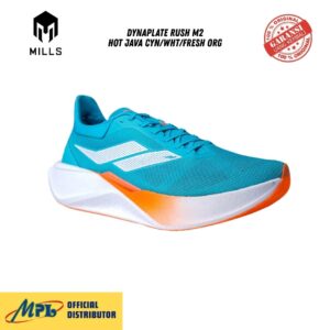 SEPATU RUNNING MILLS DYNAPLATE RUSH M2 JAVA CYN/WHT/FRESH ORG 9104903