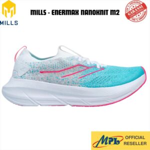 SEPATU RUNNING MILLS ENERMAX NANOKNIT M2 WHT/HOT PINK/JAVA CYN 9108106