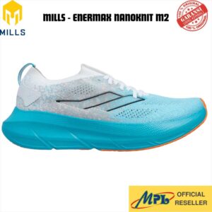 SEPATU RUNNING MILLS ENERMAX NANOKNIT M2 WHT/JAVA CYN/BLK 9108107