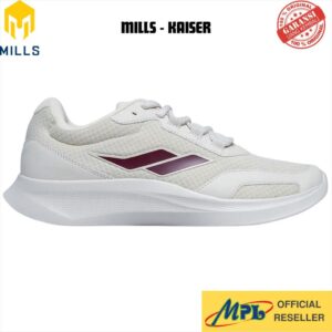SEPATU RUNNING MILLS KAISER OFF WHT/BURGUNDY 9106405