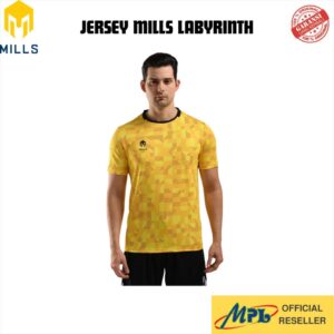 BAJU BOLA MILLS JERSEY LABYRINTH YELLOW 1328-70