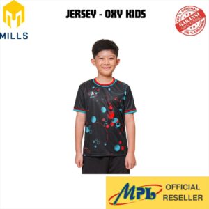 BAJU BOLA MILLS JERSEY KIDS OXY BLACK 24103 10