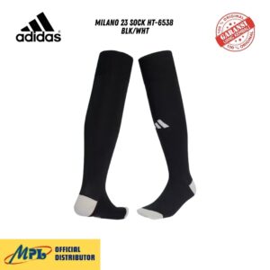 KAUS KAKI BOLA ADIDAS MILANO 23 SOCK HT-6538 BLK/WHT