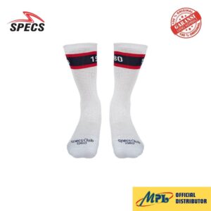 KAUS KAKI SPORT SPECS CLUB 1980 STRIPE CREW SOCKS WHITE 3000047