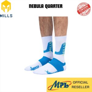 KAUS KAKI SPORT MILLS NEBULA QUARTER WHT/SKY BLUE A1 4001 24