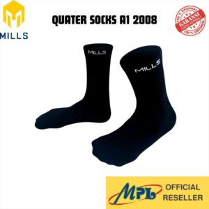 KAUS KAKI SPORT MILLS QUARTER SOCK A1 2008 01 BLACK