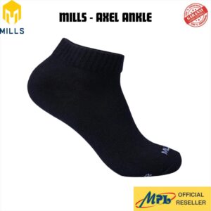 KAUS KAKI SPORT MILLS AXEL ANKLE SOCK 05102024 10 BLK