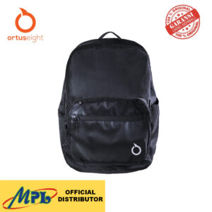 TAS RANSEL ORTUSEIGHT CHARGE BACKPACK BLK/SLV 34010054