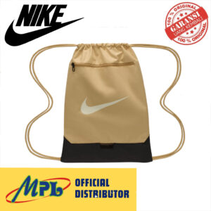 TAS NIKE STRING BAG BRASILIA 9.5 DM 3978-252 SESAME/BLK/PALE IVORY