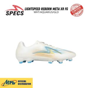 SEPATU BOLA SPECS LIGHTSPEED REBORN META XR FG WHT/AQUARIUS/GLD 1010534