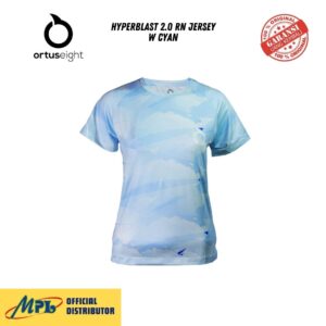 T-SHIRT TANGAN PENDEK ORTUSEIGHT HYPERBLAST 2.0 RN JERSEY W CYAN 21040031