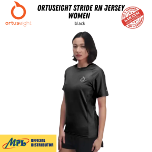 T-SHIRT TANGAN PENDEK ORTUSEIGHT STRIDE RN JERSEY WOMEN BLACK 21040143