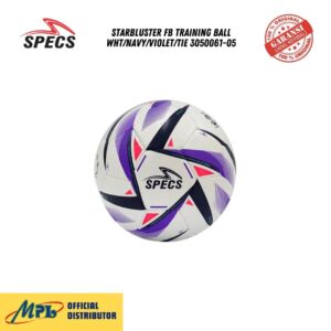 BOLA KAKI SPECS STARBLUSTER FB TRAINING BALL WHT/NAVY/VIOLET/TIE 3050061-05
